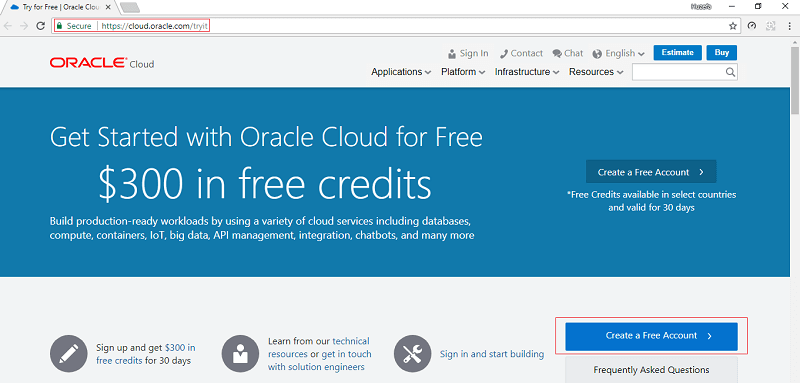 Buy Oracle Cloud Accounts
